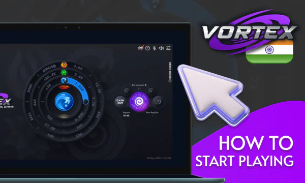 How to start playing Vortex game in India